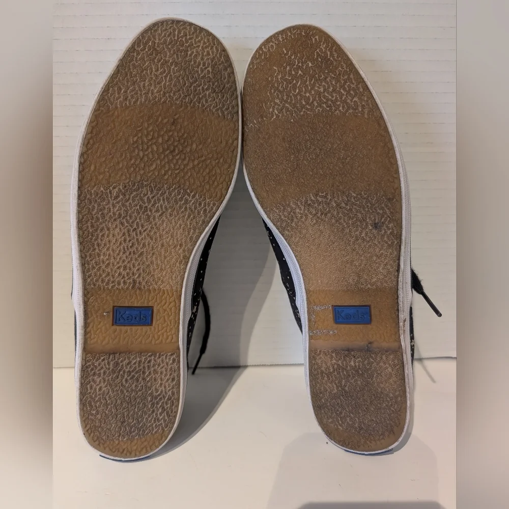 KEDS Celestial Sneakers‎ Black And Gold Stars Sz. 7.5